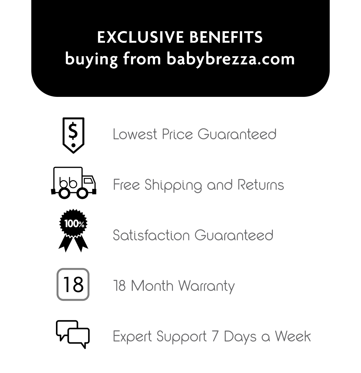 Exclusive Benefits
