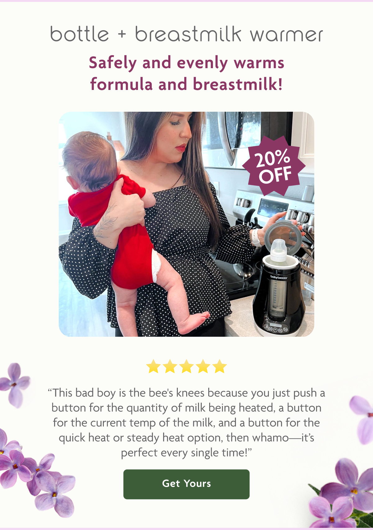 Bottle + Breastmilk Warmer | Get Yours