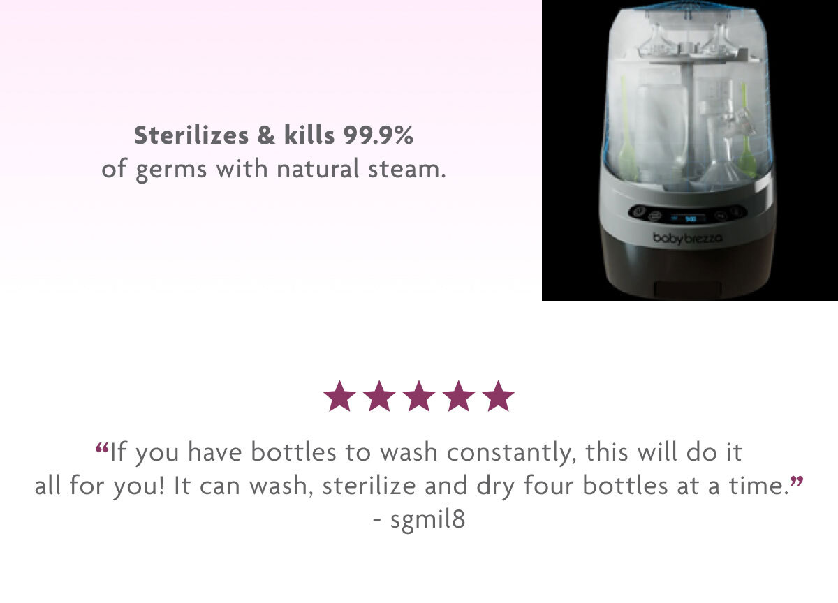 Sterilizes & Kill 99.9%