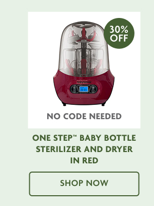 One Step Baby Bottle Sterilizer And Dryer In Red | Shop Now