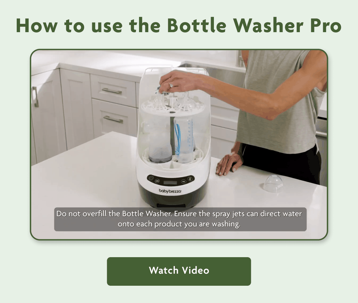 How To Use The Bottle Washer Pro | Watch Video