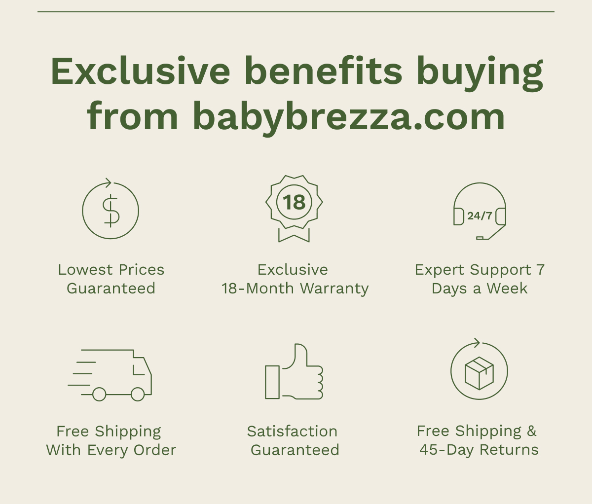 Exclusive Benefits