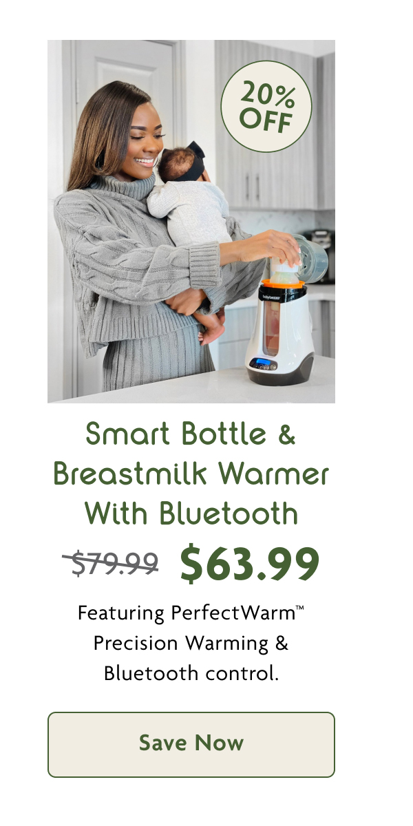 Smart Bottle & Breastmilk Warmer With Bluetooth | Save Now