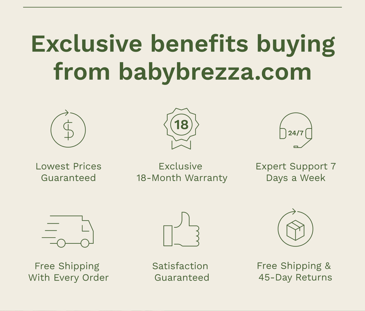Exclusive Benefits