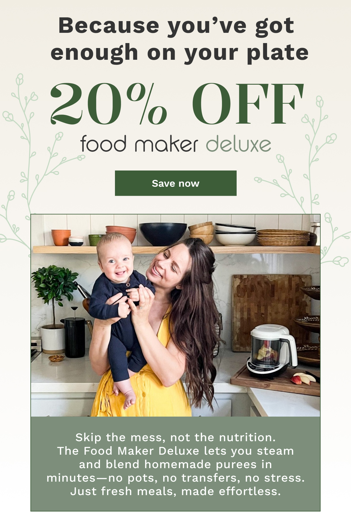 20% OFF Food Maker Deluxe | Save Now