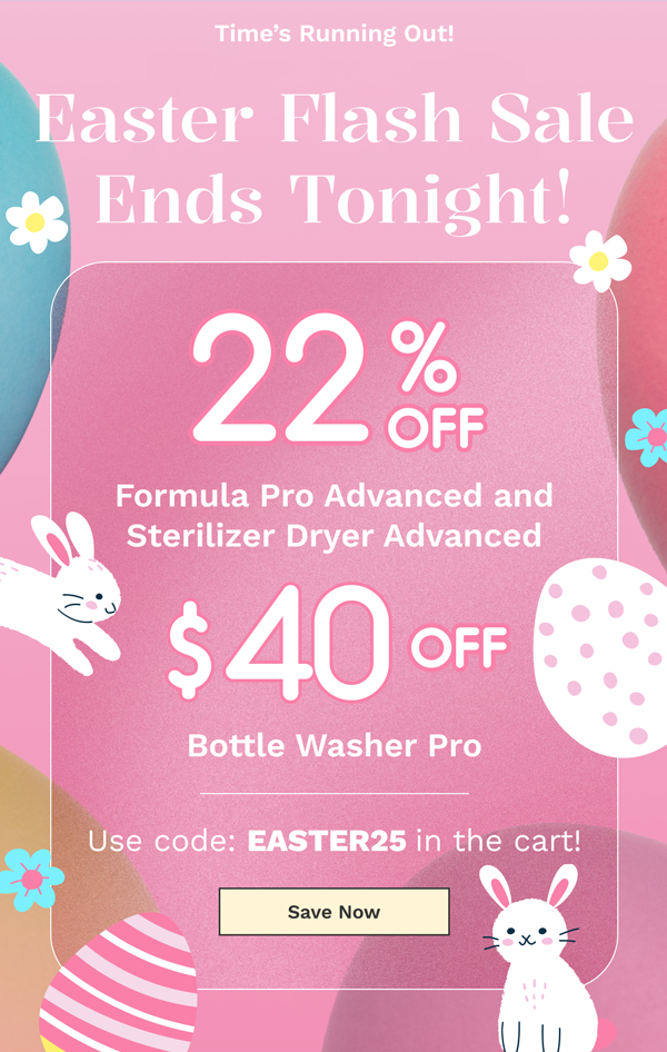 Easter Flash Sale Ends Tonight!