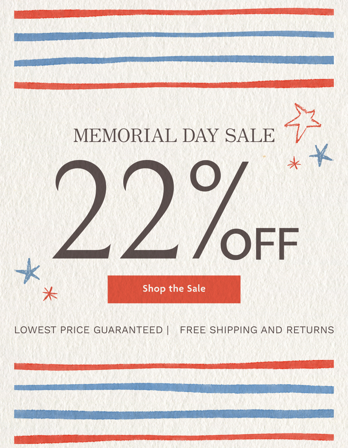 Memorial Day Sale 22% OFF | Shop The Sale