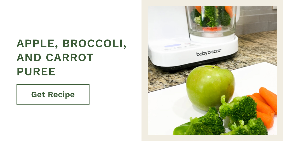 Apple, Broccoli, And Carrot Puree | Get Recipe