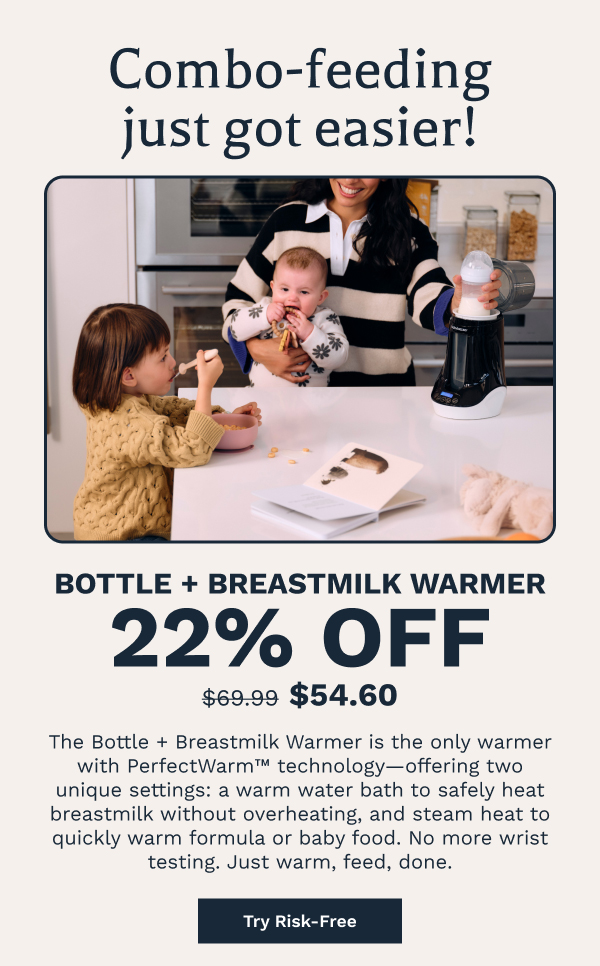 Bottle + Breastmilk Warmer | Try Risk-Free