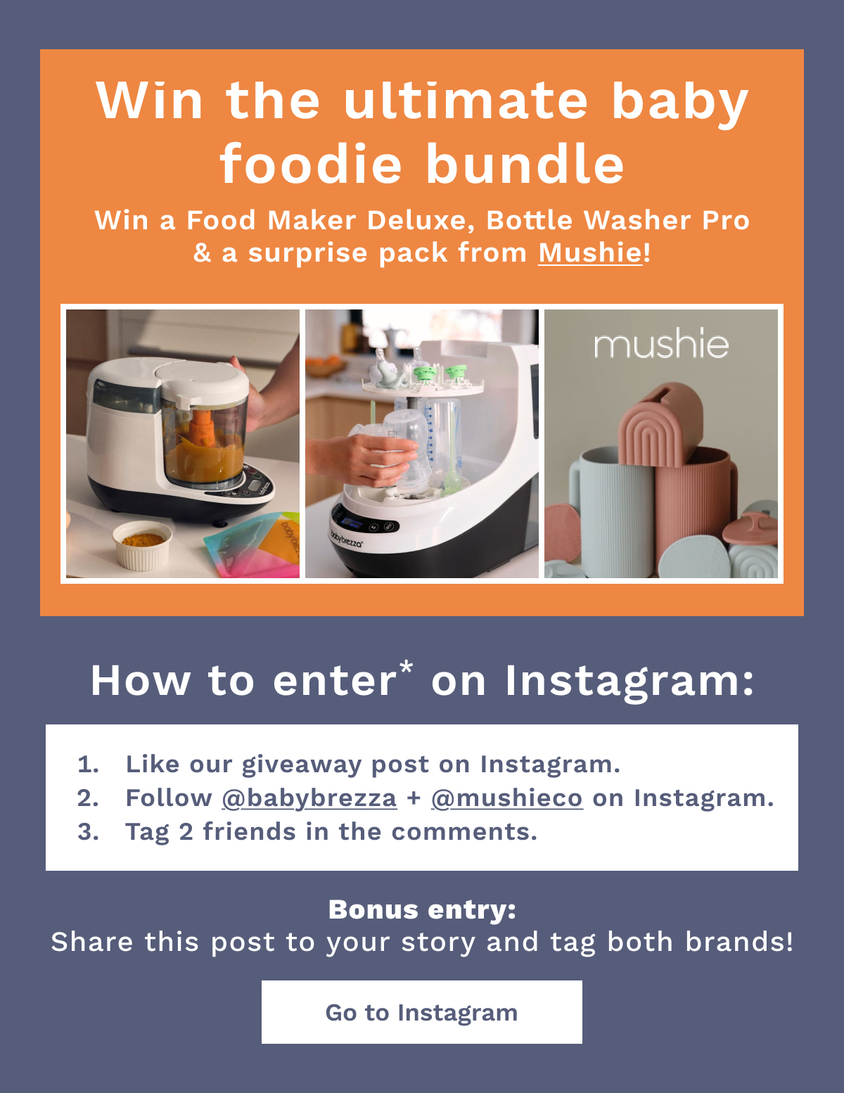 Win The Ultimate Baby Foodie Bundle | Go To Instagram