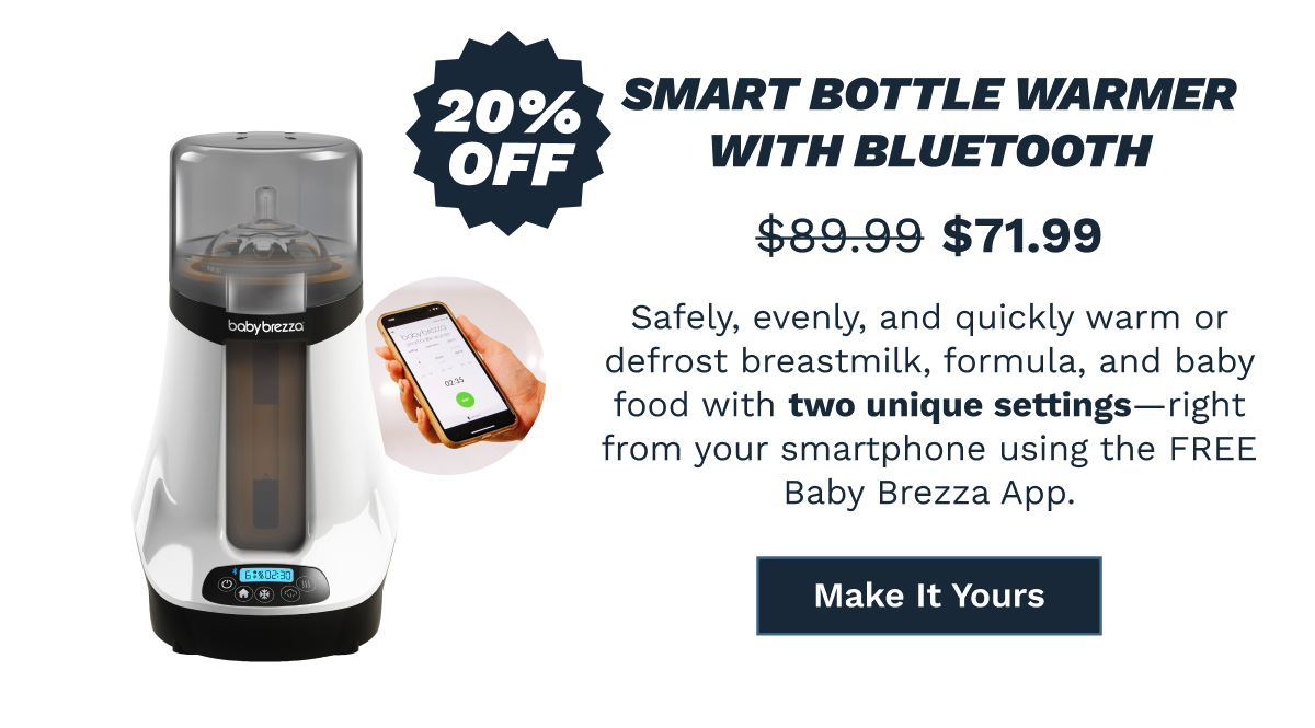 Smart Bottle Warmer With Bluetooth | Make It Yours
