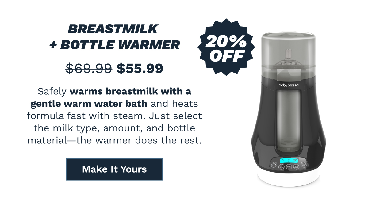 Breastmilk + Bottle Warmer | Make It Yours