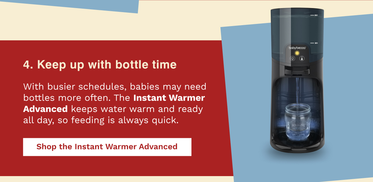4. Keep Up With Bottle Time | Shop The Instant Warmer Advanced