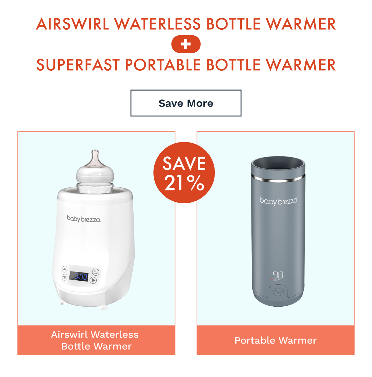 Airswirl Waterless Bottle Warmer + Superfast Portable Bottle Warmer | Save More
