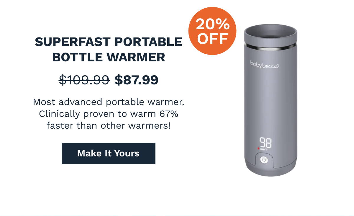 Superfast Portable Bottle Warmer | Make It Yours