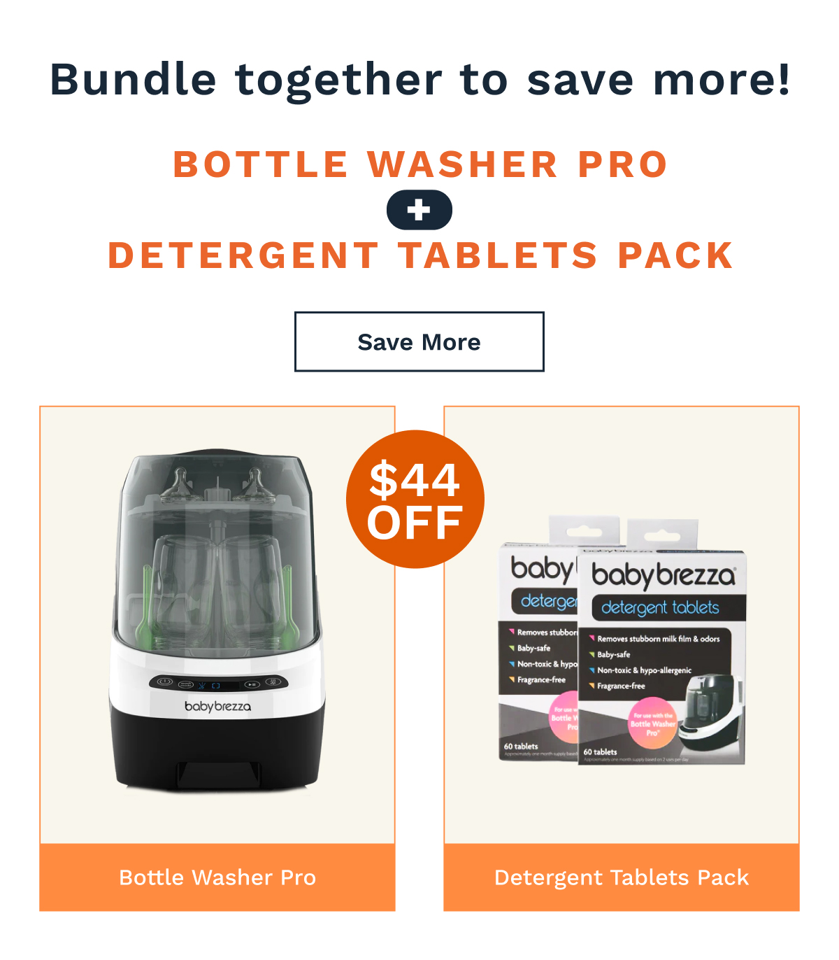 Bottle Washer Pro + Detergent Tablets Pack | Save More