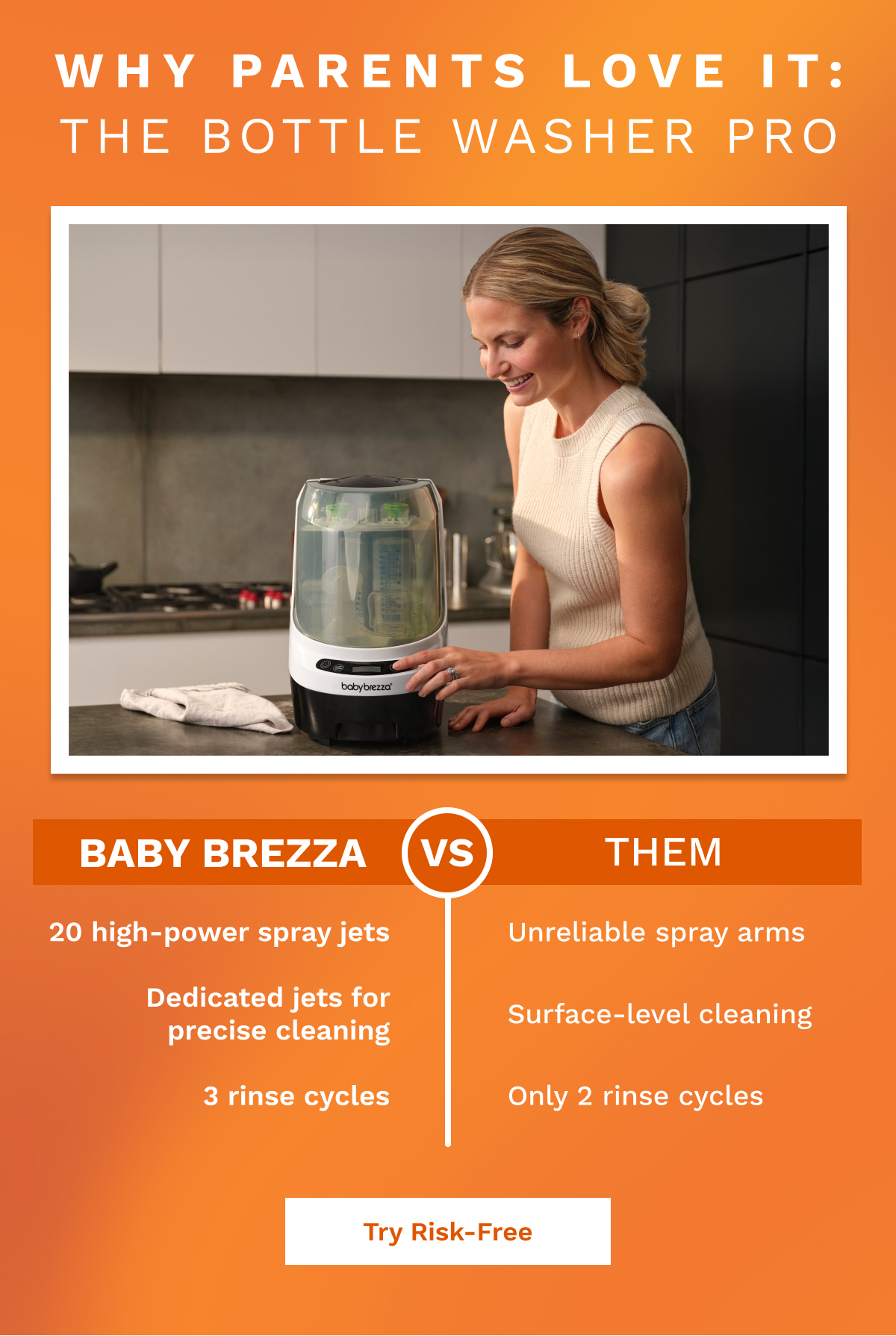 Why Parents Love It: The Bottle Washer Pro | Try Risk-Free