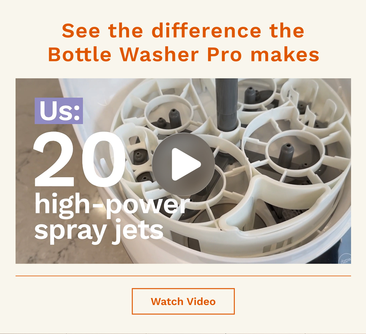 See The Difference The Bottle Washer Pro Makes | Watch Video