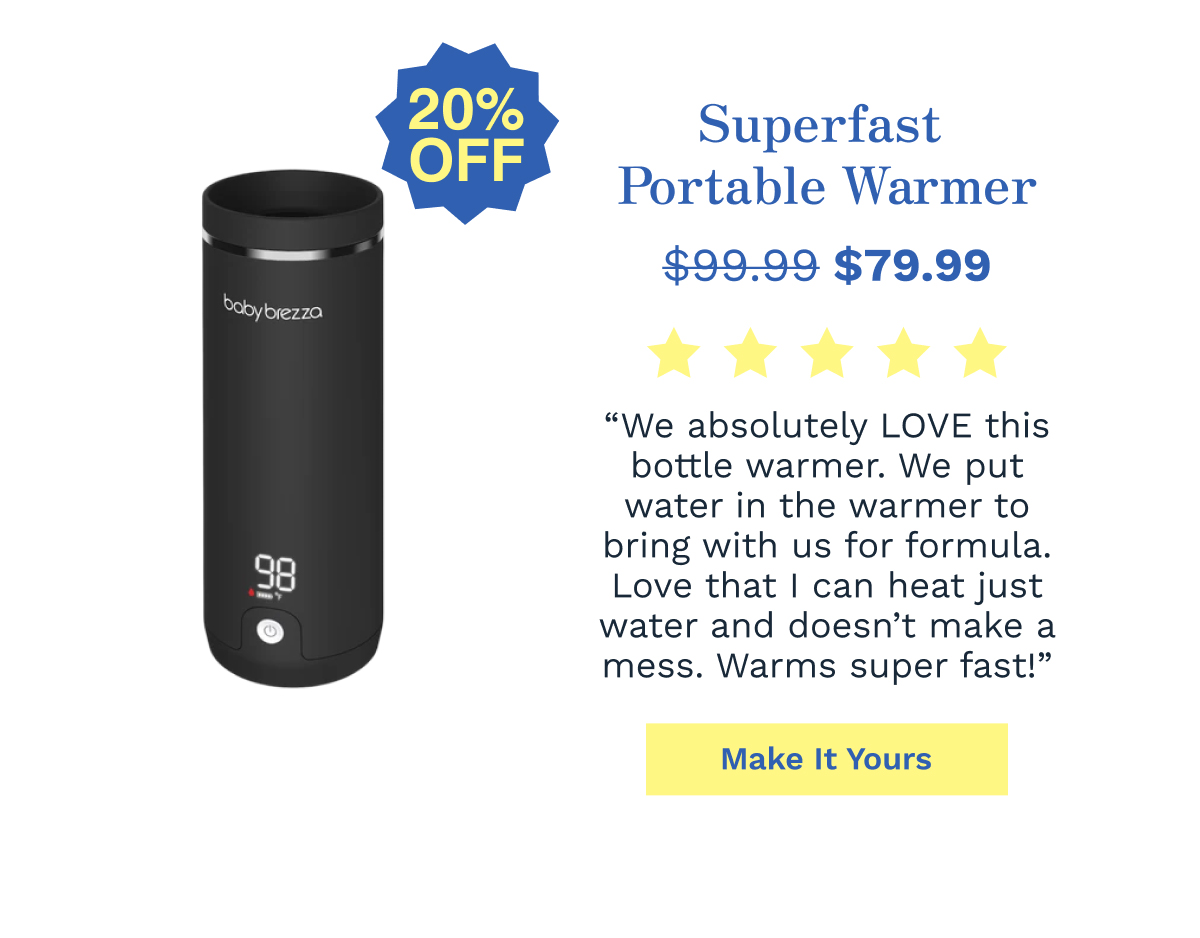 Superfast Portable Warmer | Make It Yours