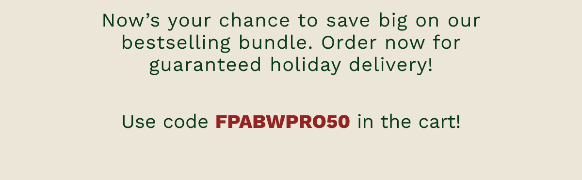 Now's Your Chance To Save Big On Your Bestselling Bundle.