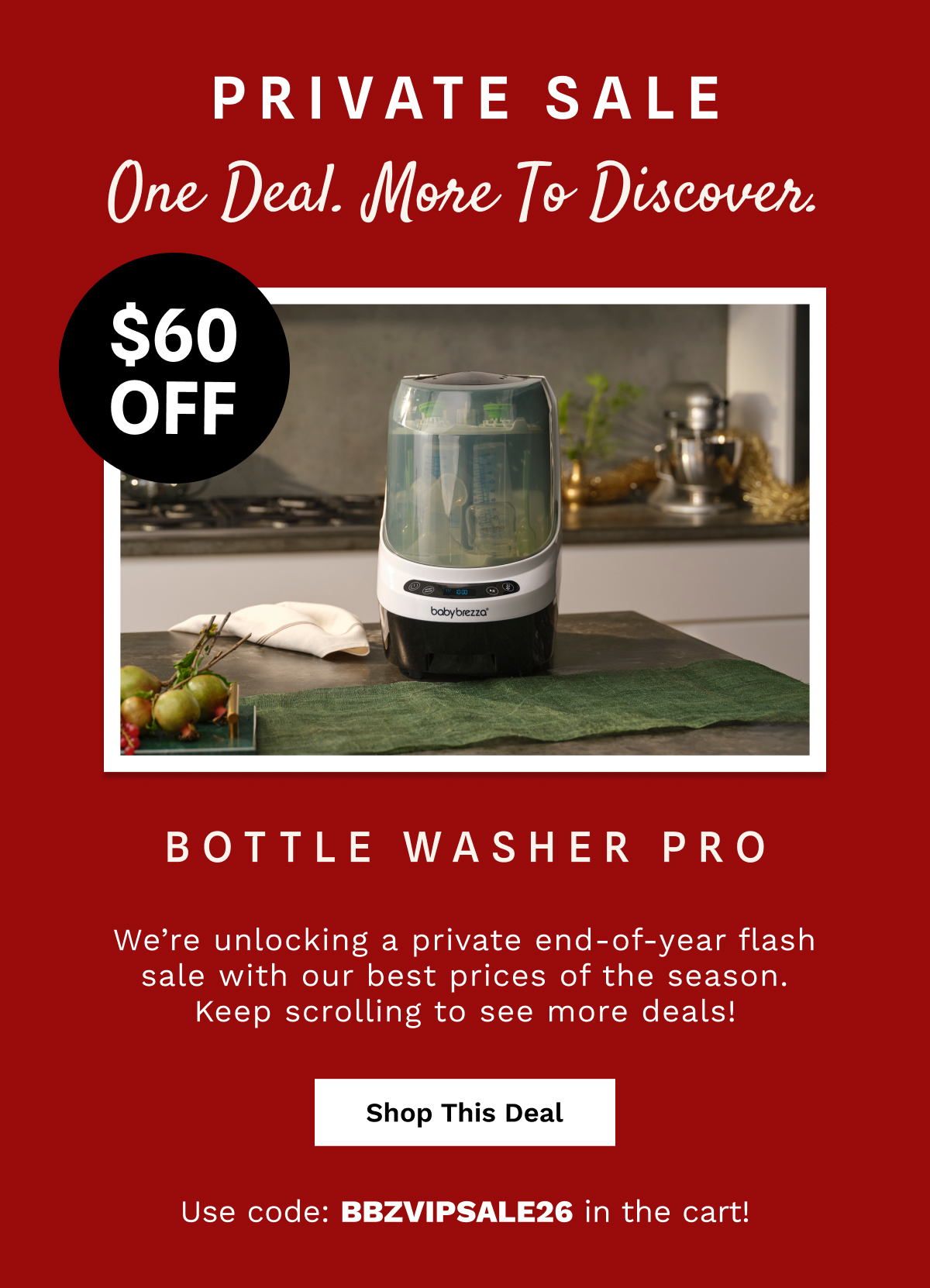 Private Sale One Deal. More To Discover. | Shop This Deal