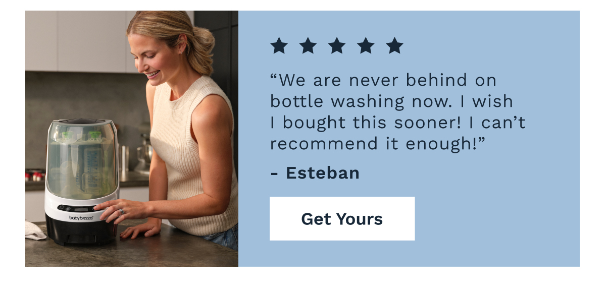 We Are Never Behind On Bottle Washing Now. -Esteban | Get Yours
