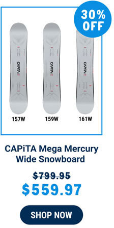 CAPiTA Mega Mercury Wide Snowboard