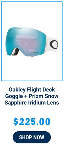 Oakley Flight Deck Goggle + Prizm Snow Sapphire Iridium Lens