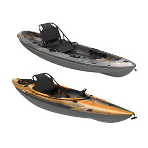 Pelican Rebel 100XP Angler Sit-In or Sit-On Fishing Kayak, 10'