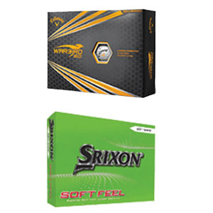 Callaway Warbird or Srixon Soft Feel Golf Balls