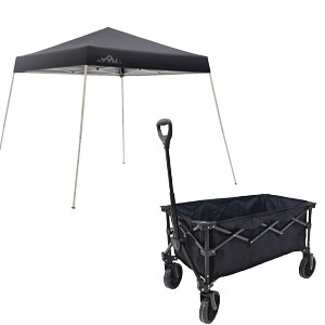 WFS Folding Wagon or Yoli Explorer 64 10x10 Instant Canopy