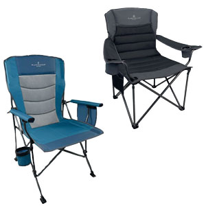 Black Sierra Mesa Mammoth Hardarm or XL Padded Silverback Chair