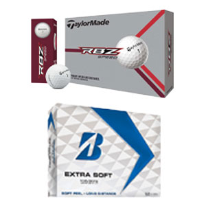 TaylorMade RBZ Speed or Bridgestone Extra Soft Golf Balls