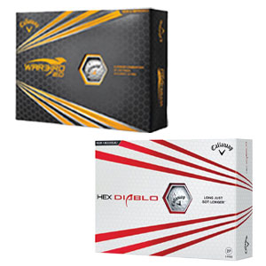 Callaway Warbird or Hex Diablo Golf Balls