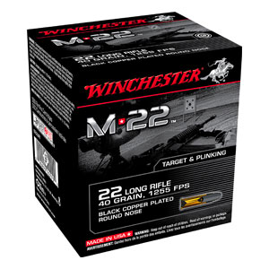 Winchester 22LR Plated Round Nose