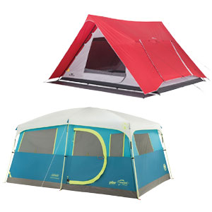 Eagles Camp A Frame 10 Person Tent or Coleman Tenaya Lake 8 Person Cabin