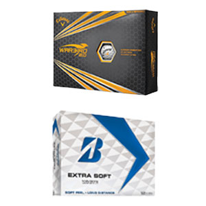 Callaway Warbird or Bridgestone Extra Soft Golf Balls