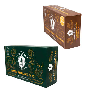 Mystery Tackle Box Bass or Panfish and Trout Kit