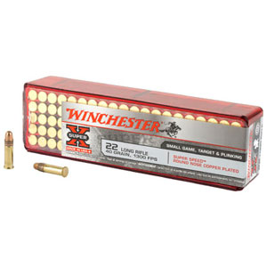 Winchester 22LR Round Nose Ammo