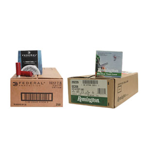Federal or Remington Case of Target Loads