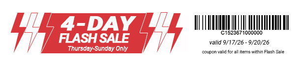 Handgun and ammunition Flash Sale barcode