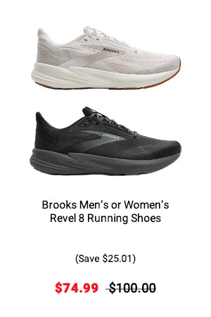 Brooks Men’s or Women’s Revel 8 Running Shoes