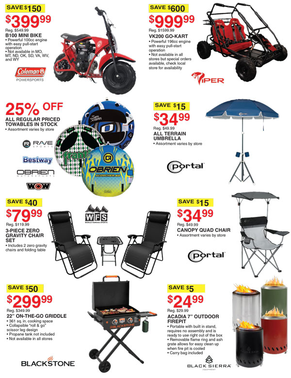 Tent Sale