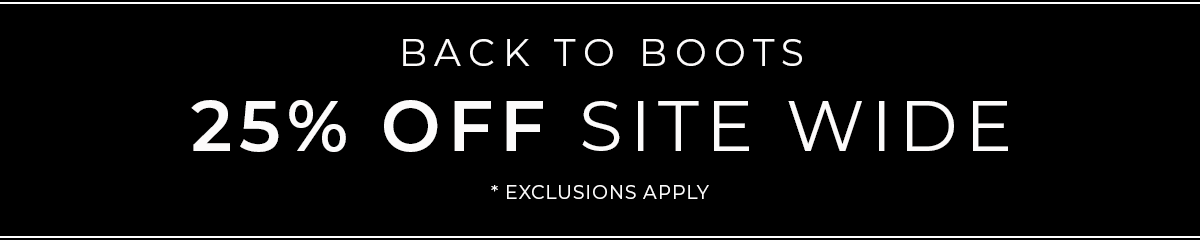 Back to Boots 25% Off Site Wide - Exclusions Apply