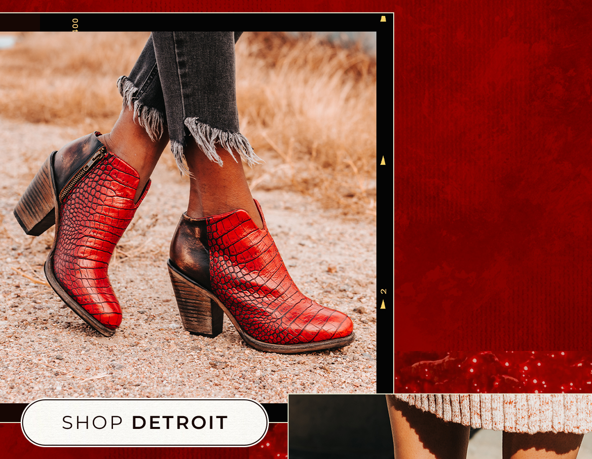 Shop Detroit Red Croco