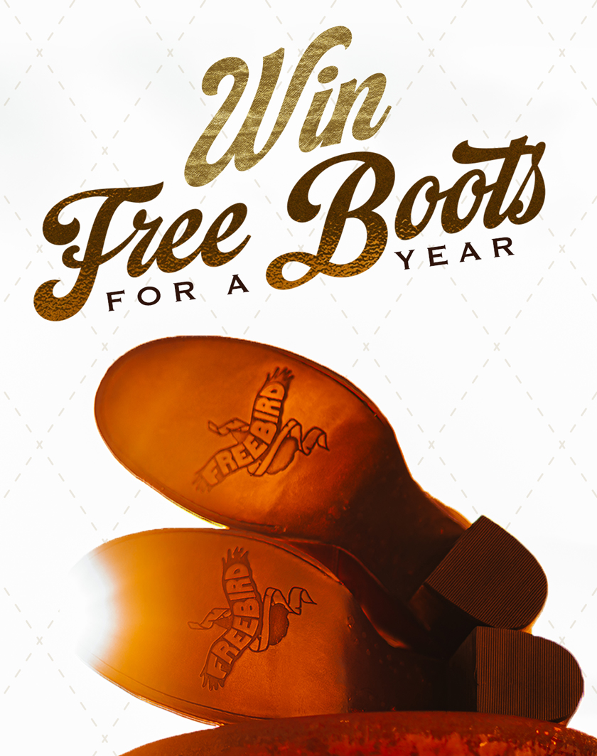 Win Free Boots For a Year