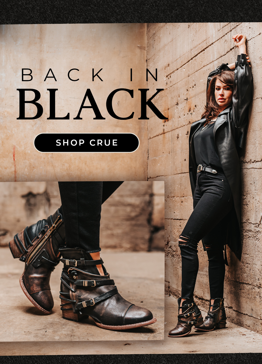 Back in Black - Shop Crue Black Distressed