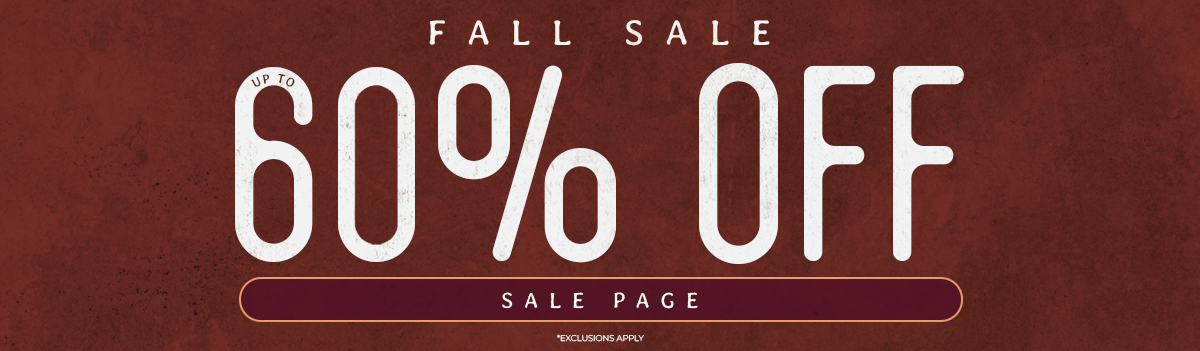 Fall Sale - Up to 60% Off Sale Page