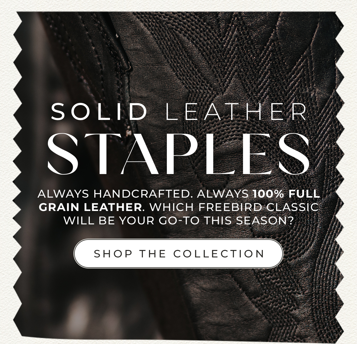 Solid Leather Staples - Shop The Collection