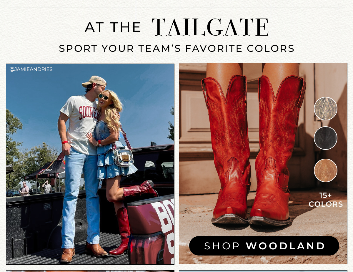 At the Tailgate - Woodland Red